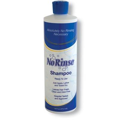 SHAMPOO NO RINSE 2OZ BLUE