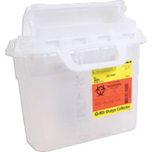 SHARPS COLLECTOR 5.4QT PEARL