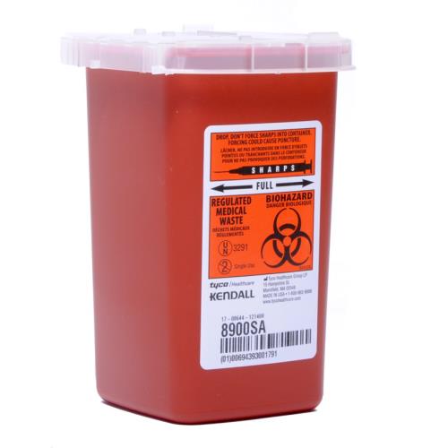 SHARPS COLLECTOR 1QT RED