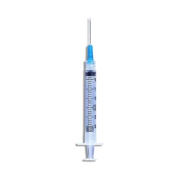 SYRINGE W/ NEEDLE 3CC LUER-LOK