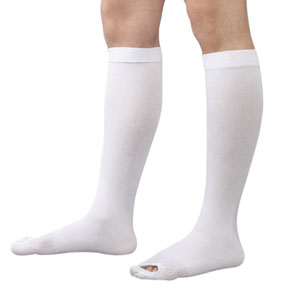 STOCKINGS KNEE SM SHORT WHITE
