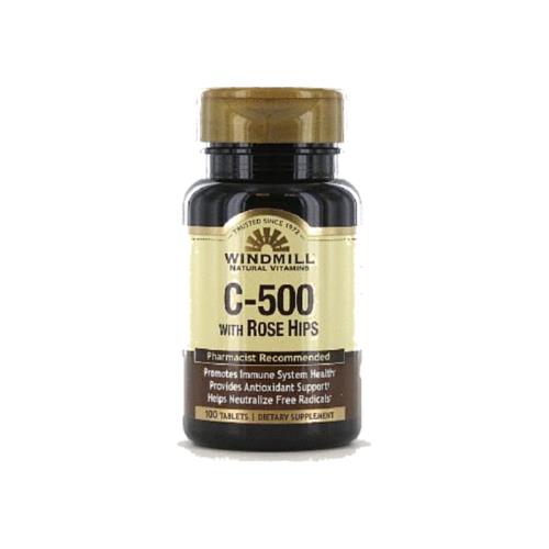 VITAMIN C 500MG ROSE HIP TABS