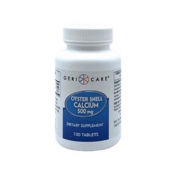 OYSTER SHELL CALC 500MG 100/BT