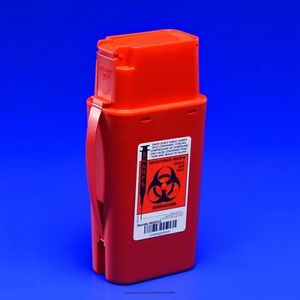 SHARPS CONTAINER 1QT RED 20/C
