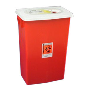 SHARPS CONTAINER 8 GL RED