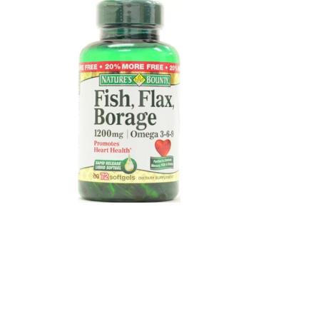 FISH OIL SOFTGELS 1200MG 60/BT