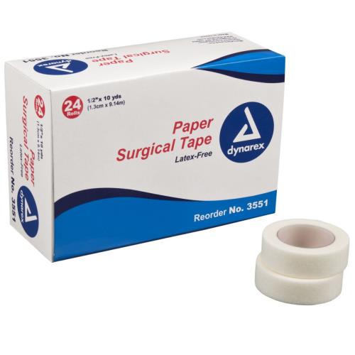 TAPE PAPER 1/2" 24 RL/BOX