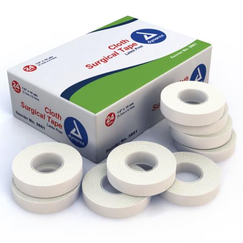 TAPE CLOTH 1/2"X10YD 24/BX