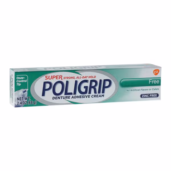 DENTURE ADHESIVE CREAM 2.4OZ