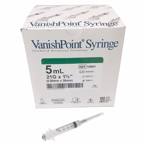 VANISHPOINT SYR 21G X 1.5" 5CC