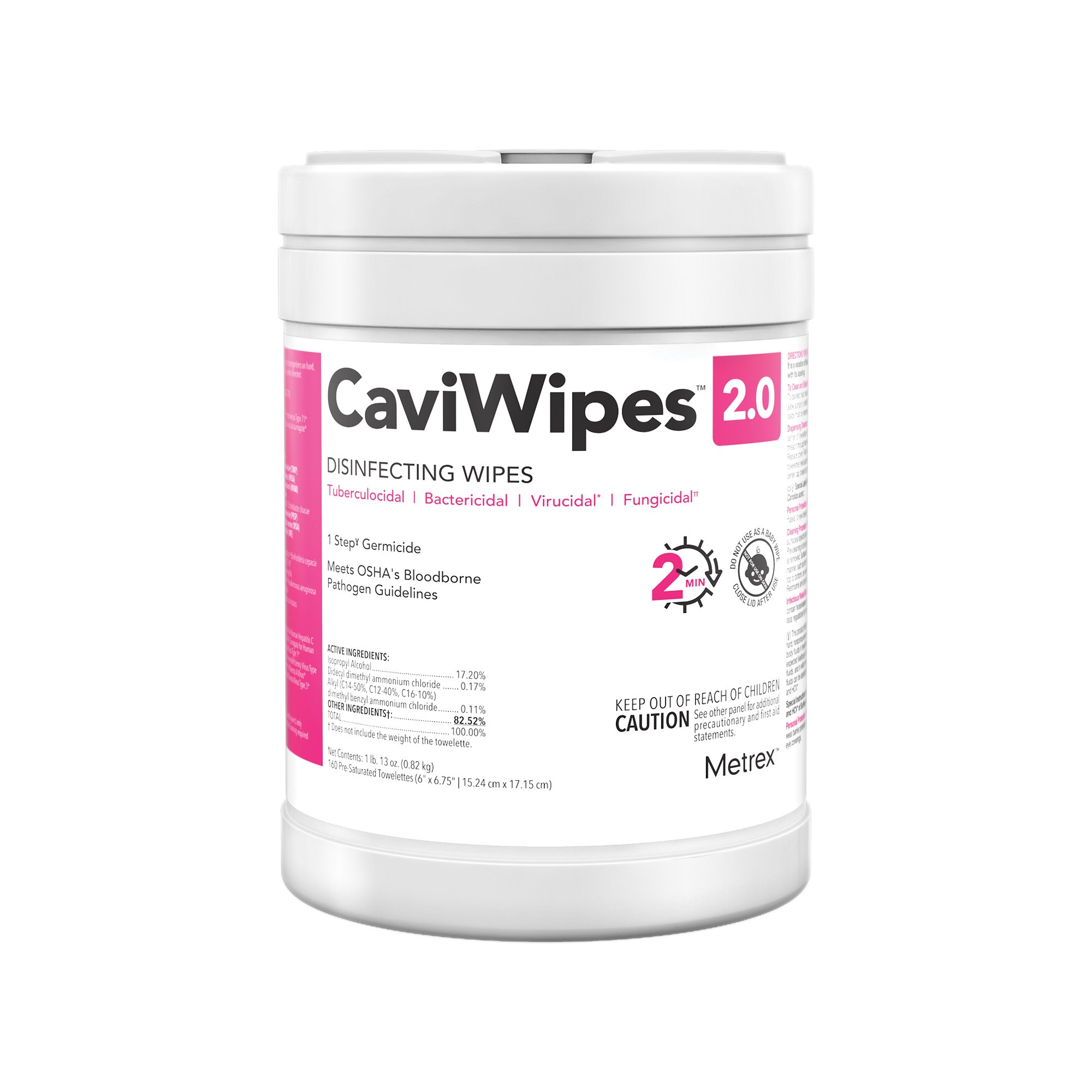 CAVIWIPE 2.0  6X6.75 DISINFECT