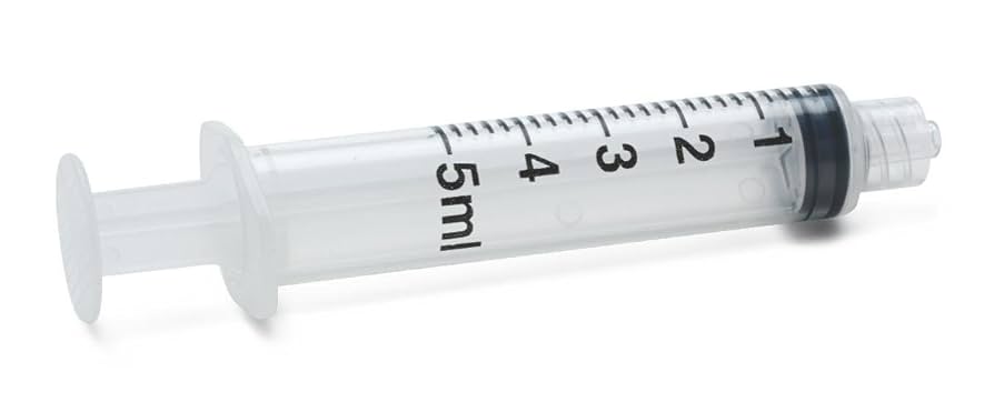 SYRINGE ONLY 5ML LUER LOCK