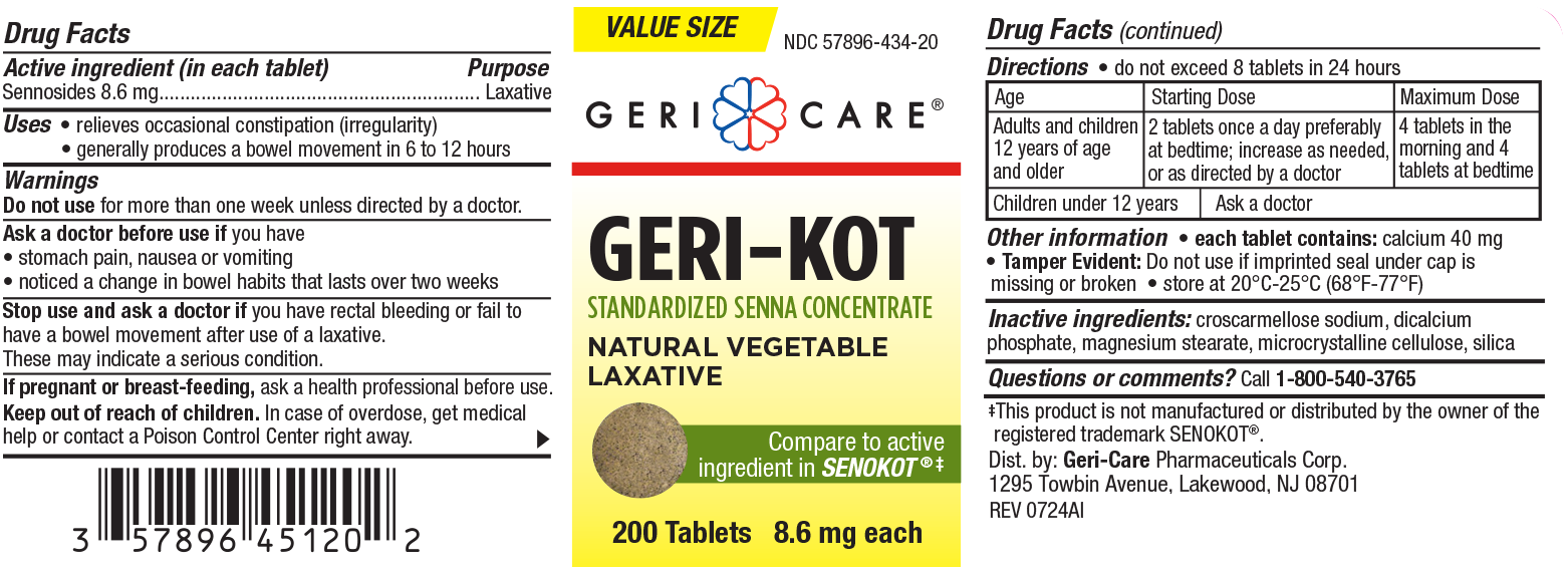 SENNA TABS (GERI-KOT) 200/BT