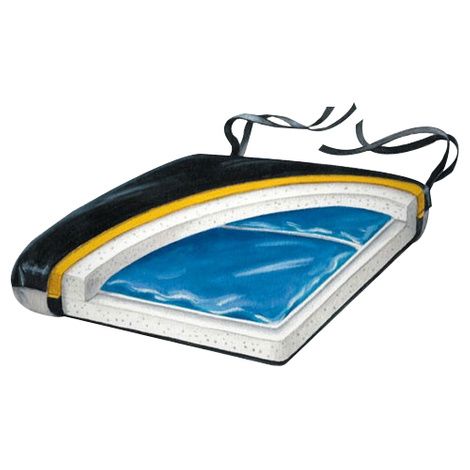 SEAT CUSHION GEL/FOAM 18X16