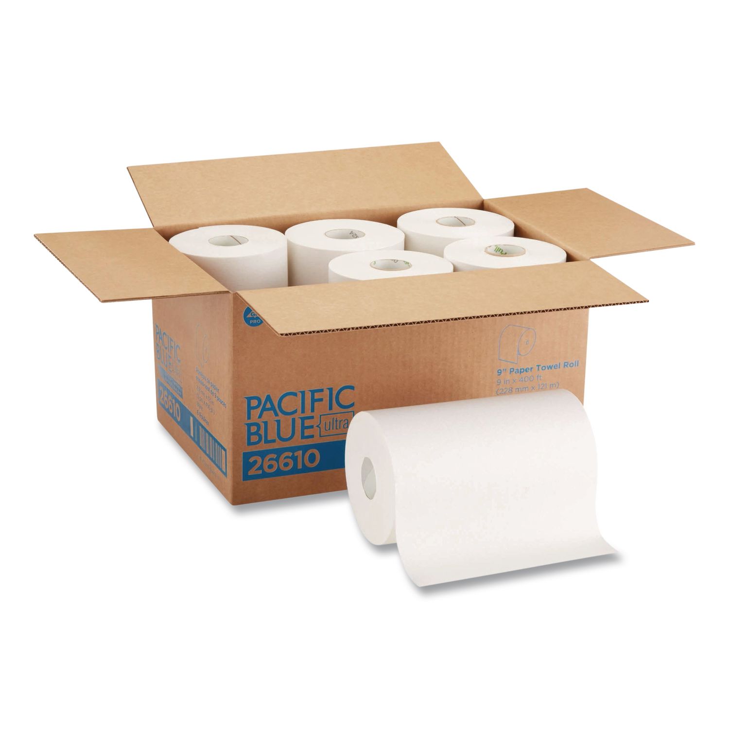 TOWEL ROLL 9"X400FT SOFPULL