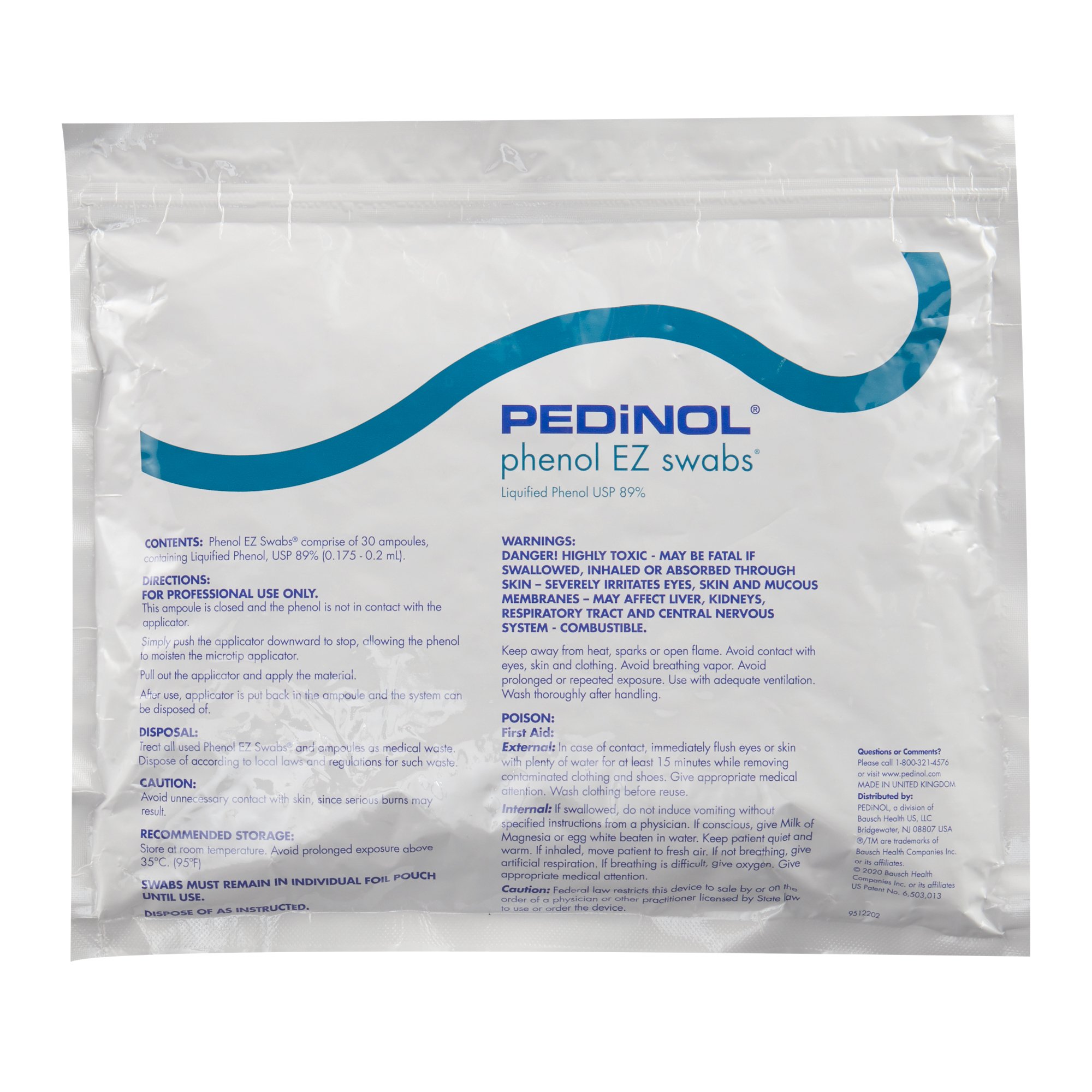 PHENOL EZ SWABS 89% PK/30