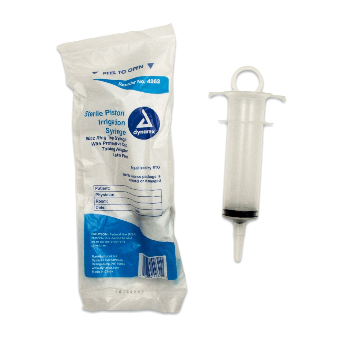 SYRINGE 60CC RING TOP IRRIG