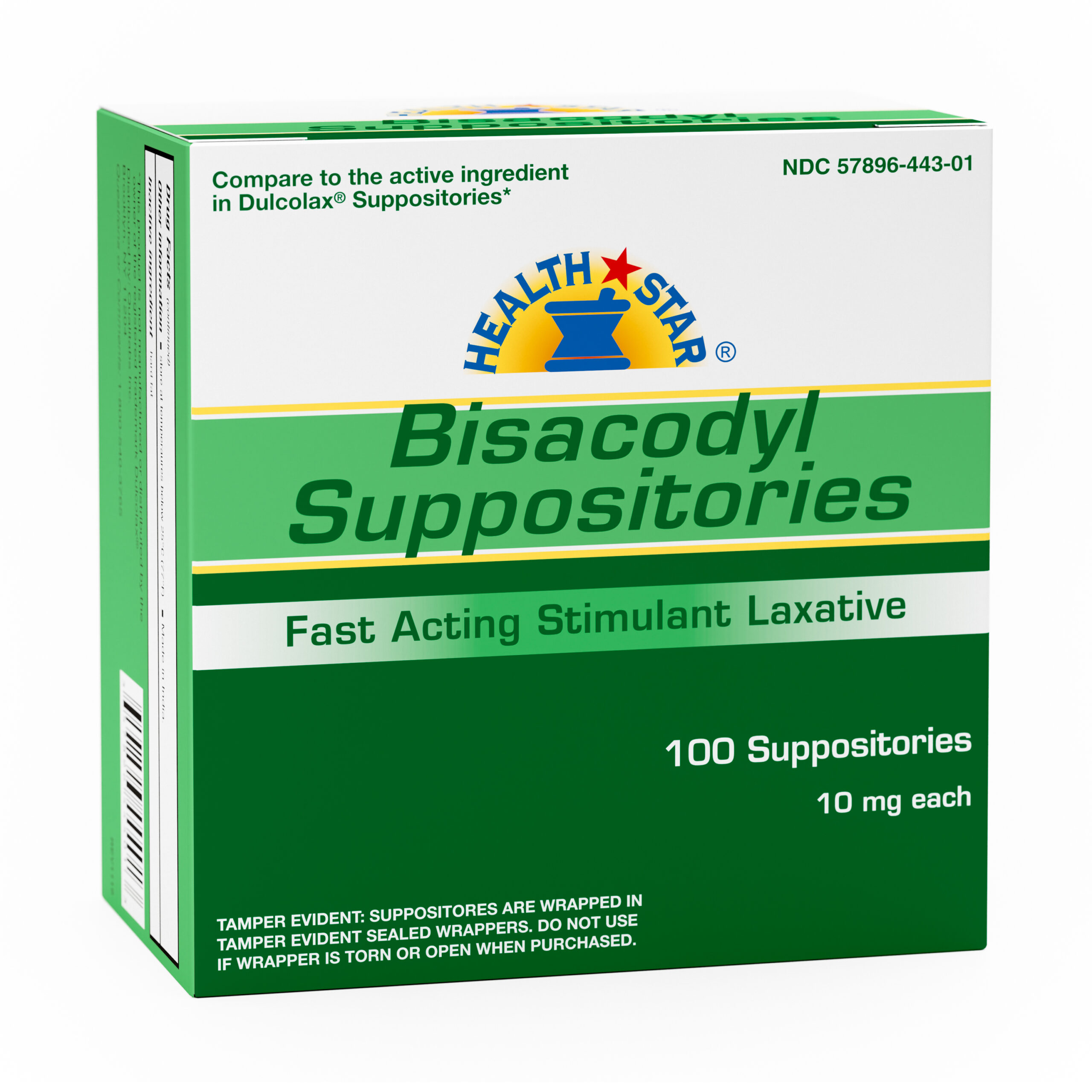 SUPPOSITORY BISACODYL 100/BX