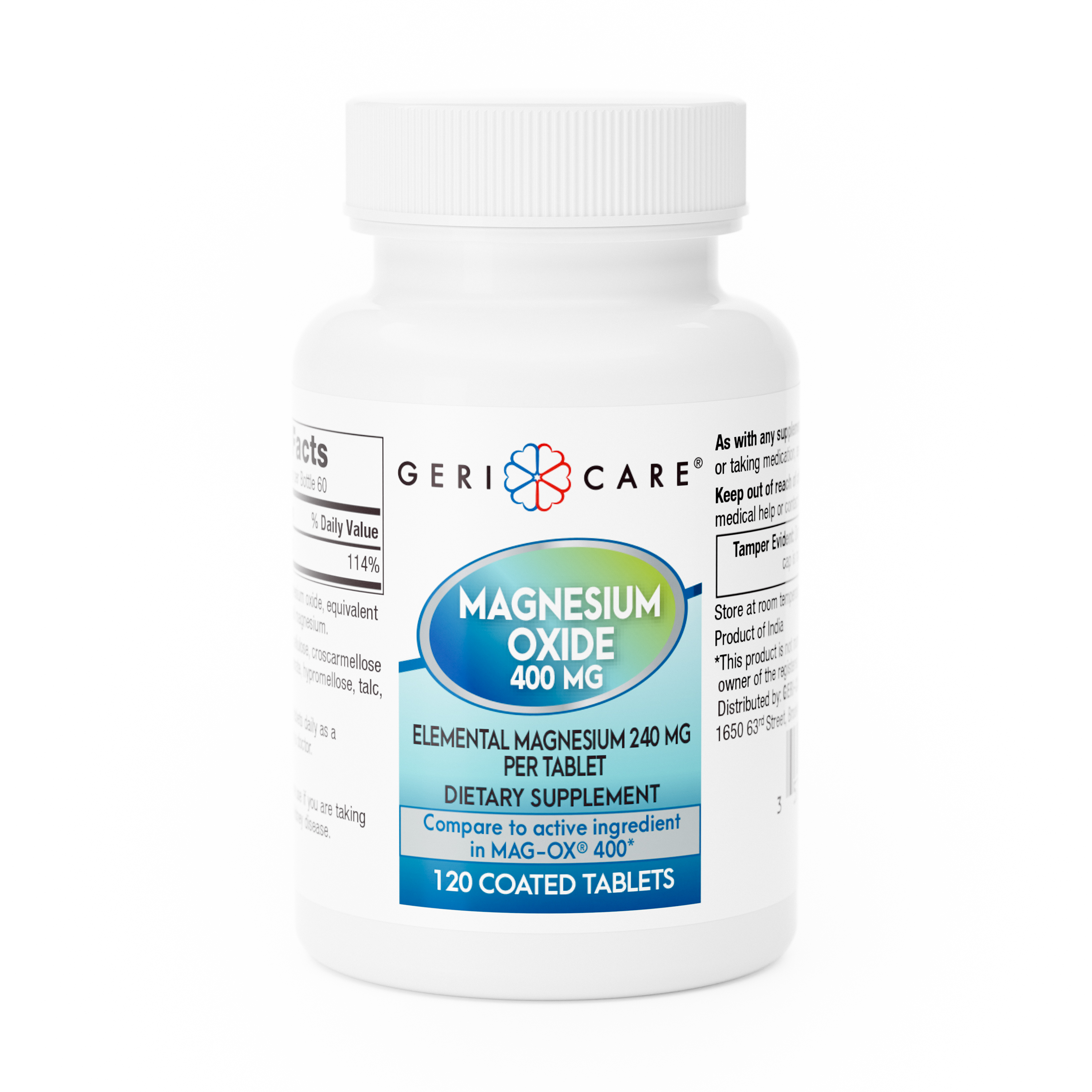 MAGNESIUM OXIDE 400MG 120/BT