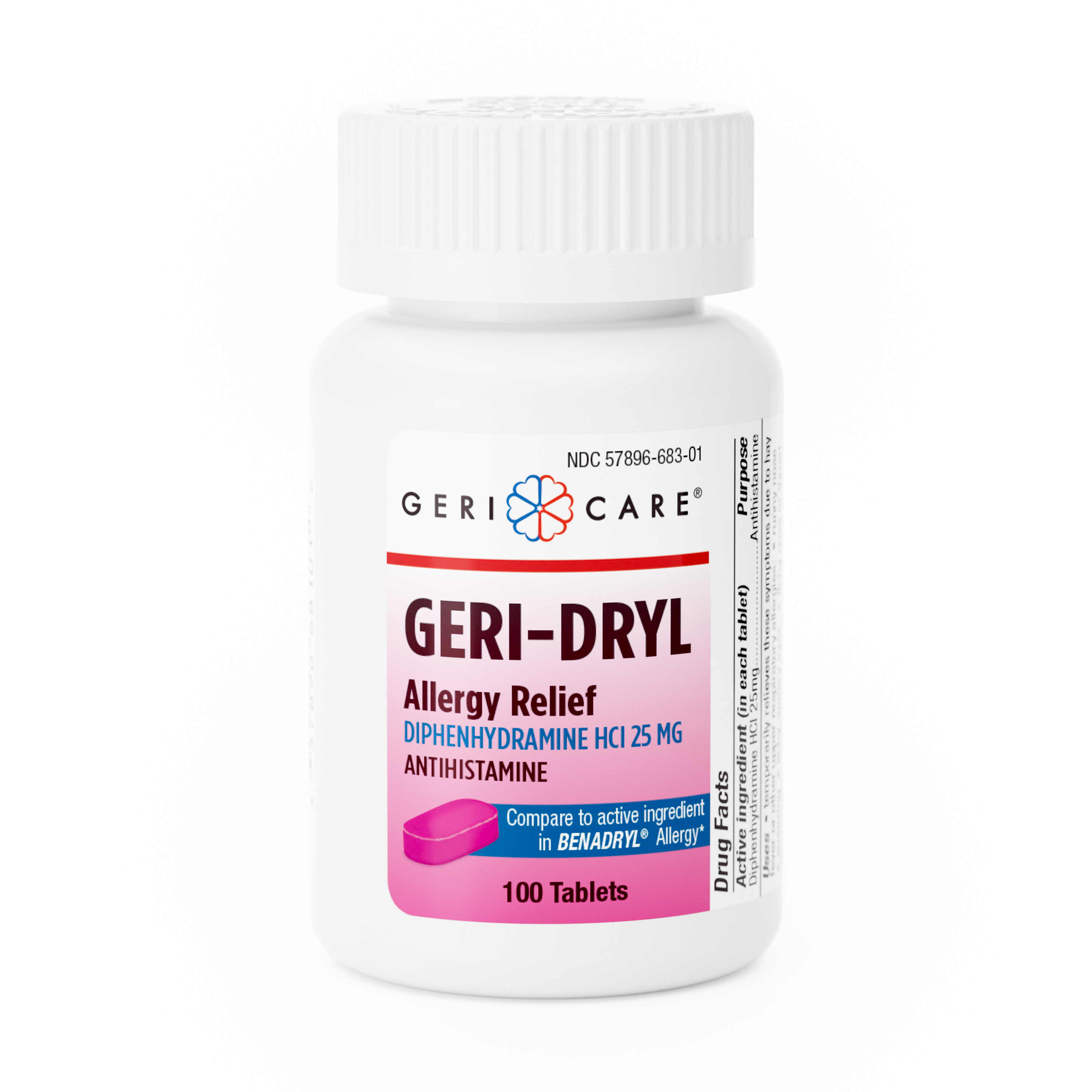 BENADRYL TABS 25MG 100/BT