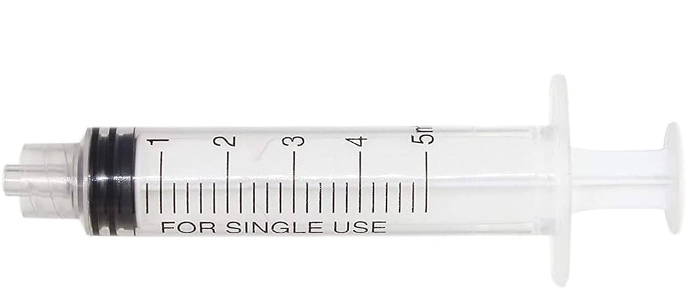 SYRINGE ONLY 5ML LUER LOCK