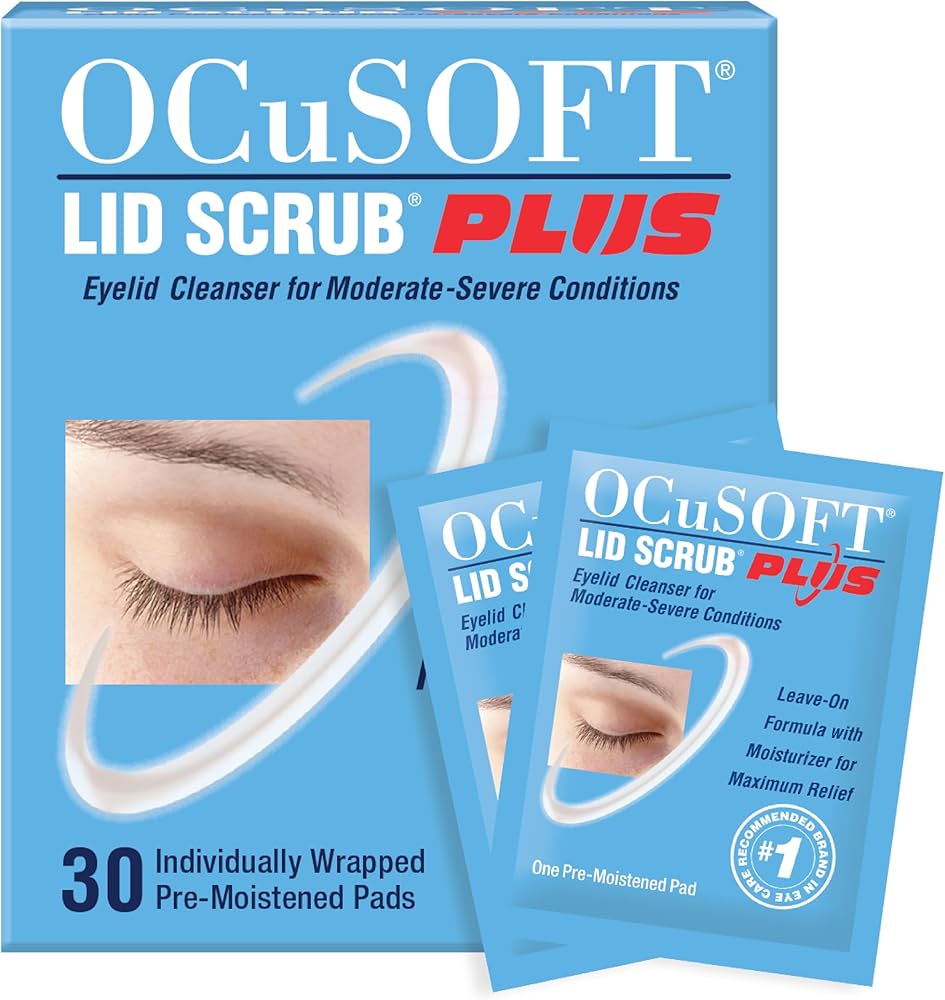 EYE SCRUB CLEANSING WIPE 30/BX