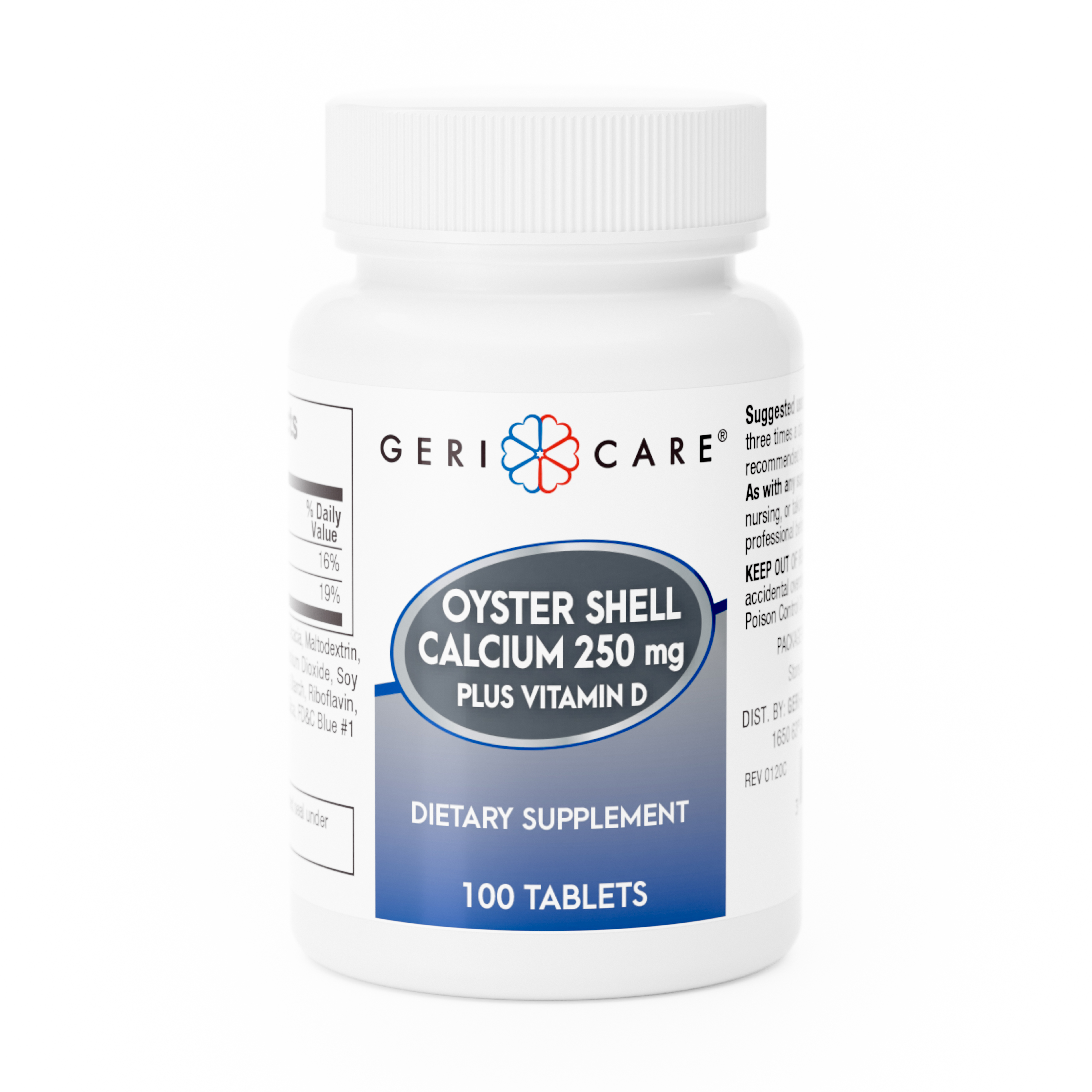 OYSTER SHELL CALC/D 250MG 100/