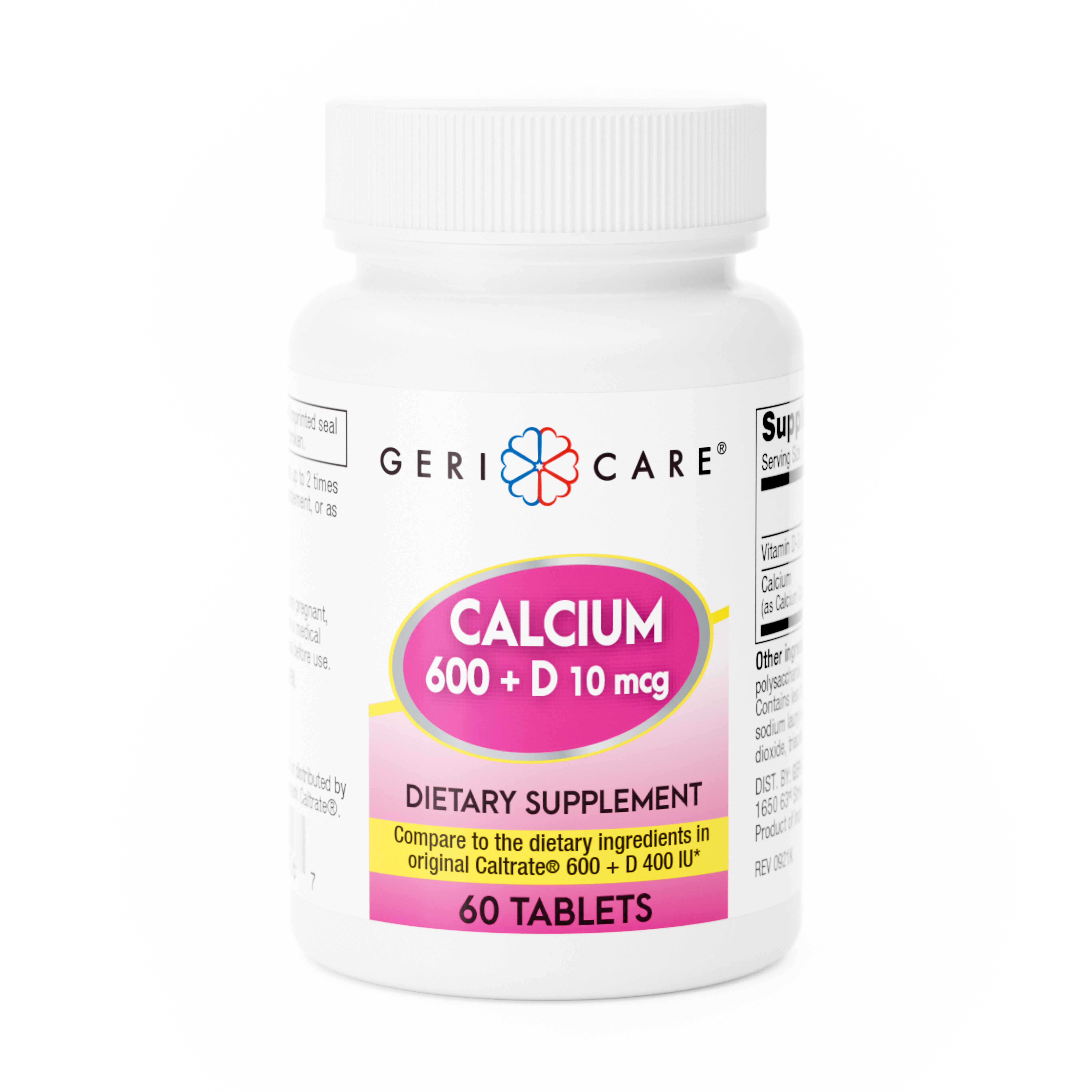 CALCIUM 600MG W/D 400MG 60/BT