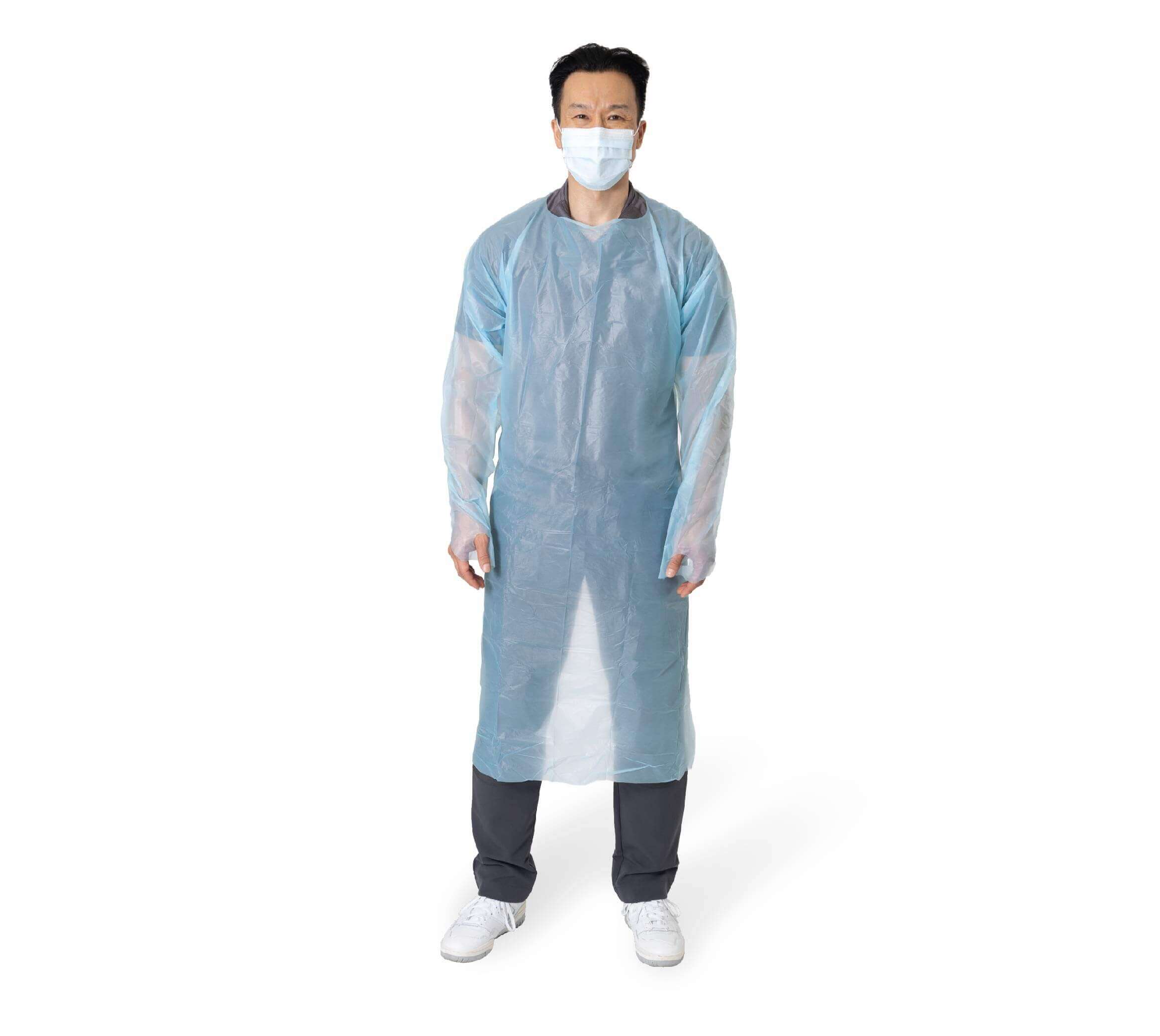 ISOLATION GOWN IMPERVIOUS BLUE