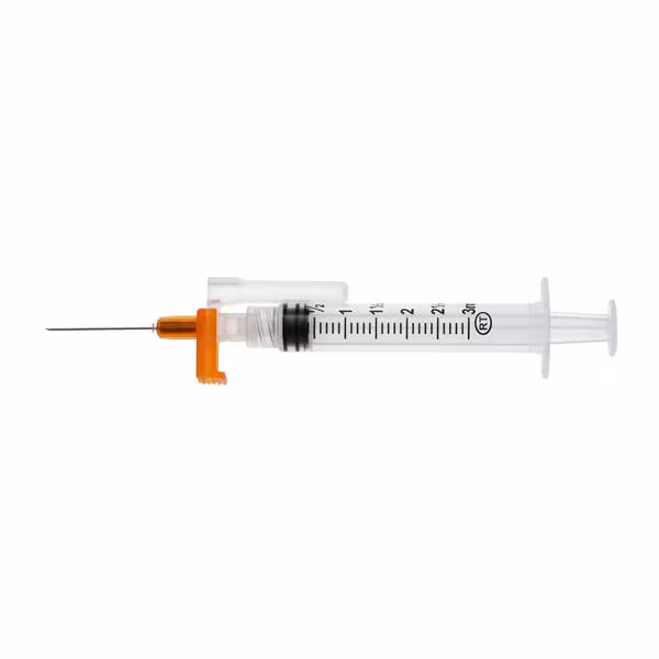 EASYPOINT 3CC SYRINGE W/NEEDLE