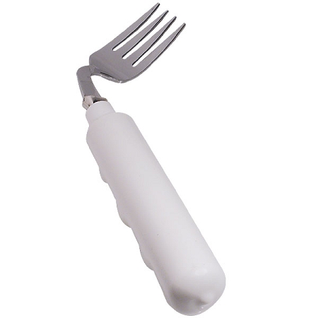 FORK ANGLED FOR LEFT-HAND USE