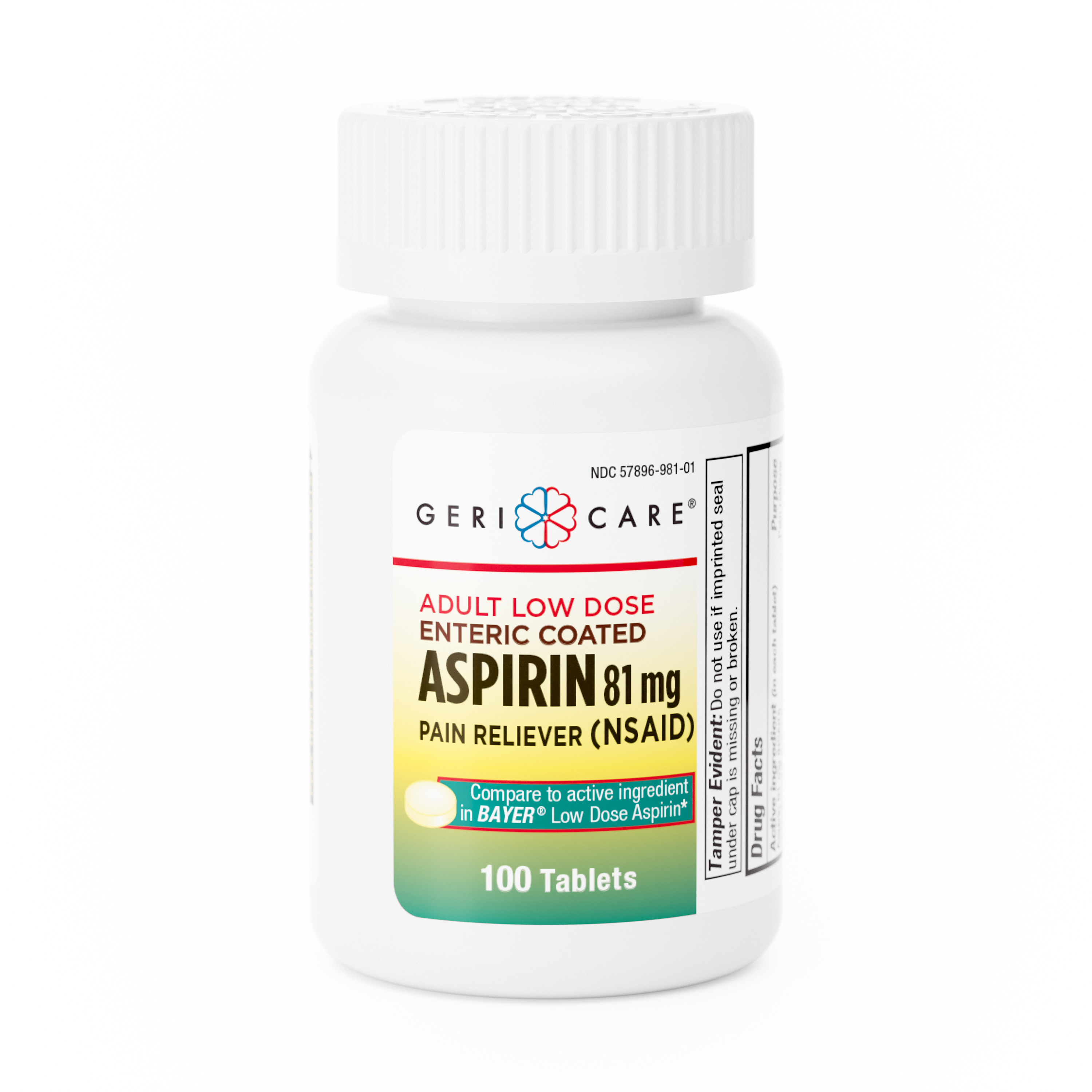 ASPIRIN CTD LOWDOSE 81MG 100/B