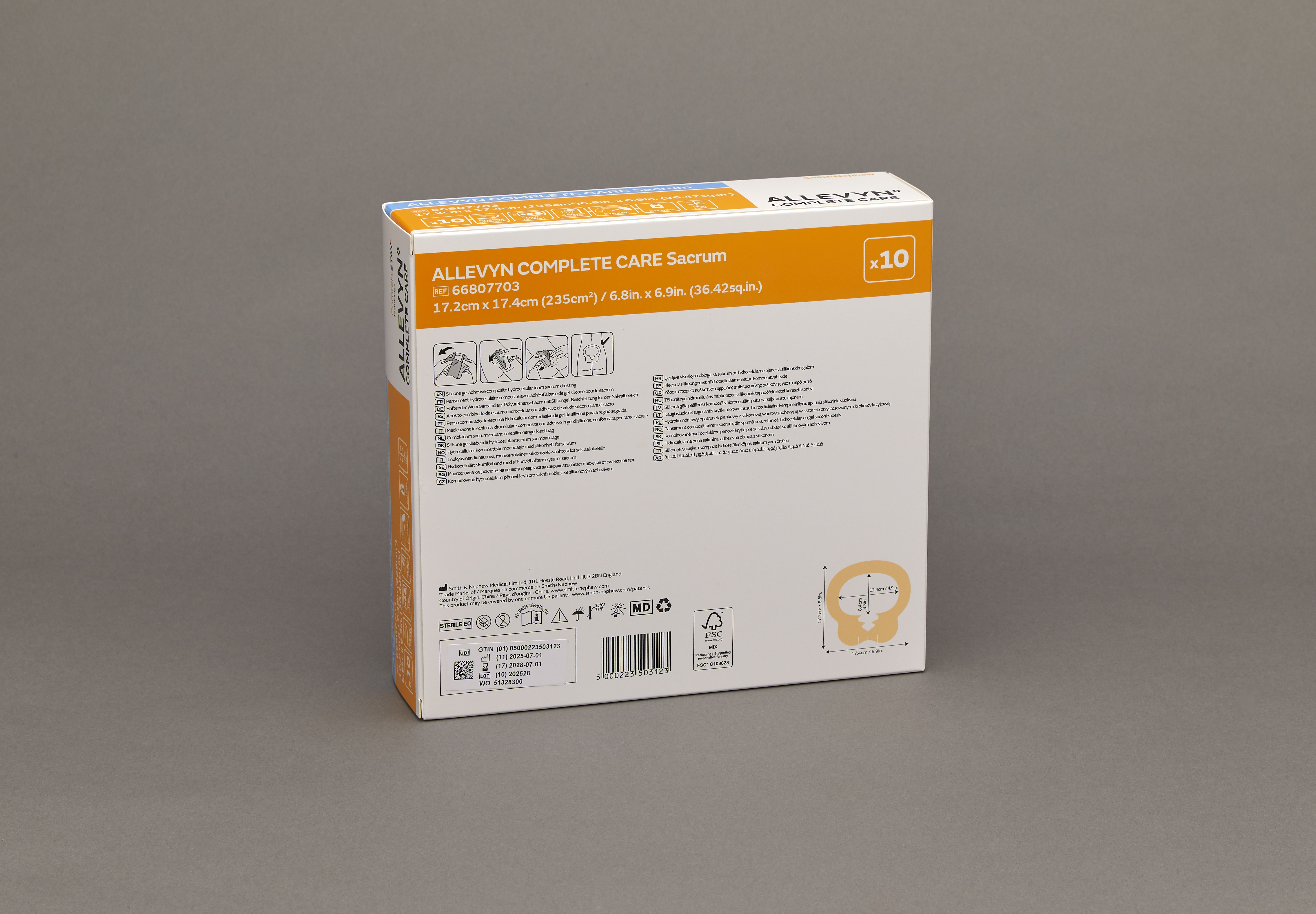 ALLEVYN COMPLETE CARE 6.7X6.9