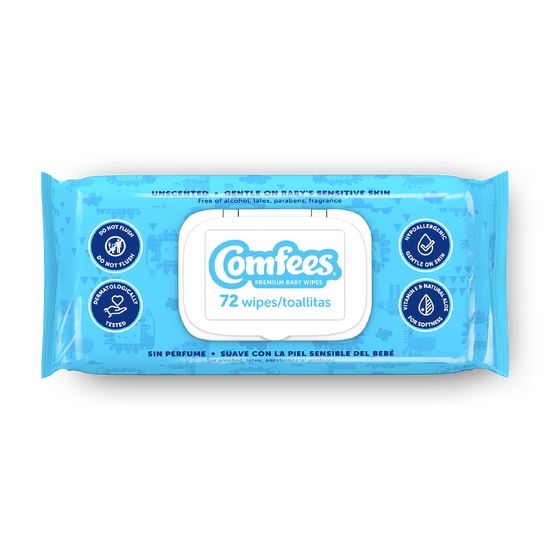 WIPES BABY COMFEES UNSCENTED