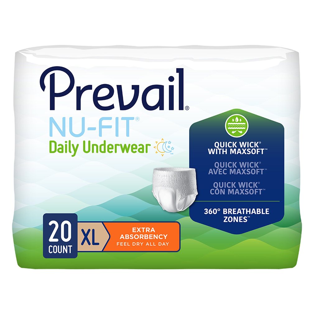 UNDERWEAR PREVAIL NU-FIT X-LRG