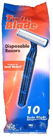 RAZORS TWIN BLADE LONG HANDLE