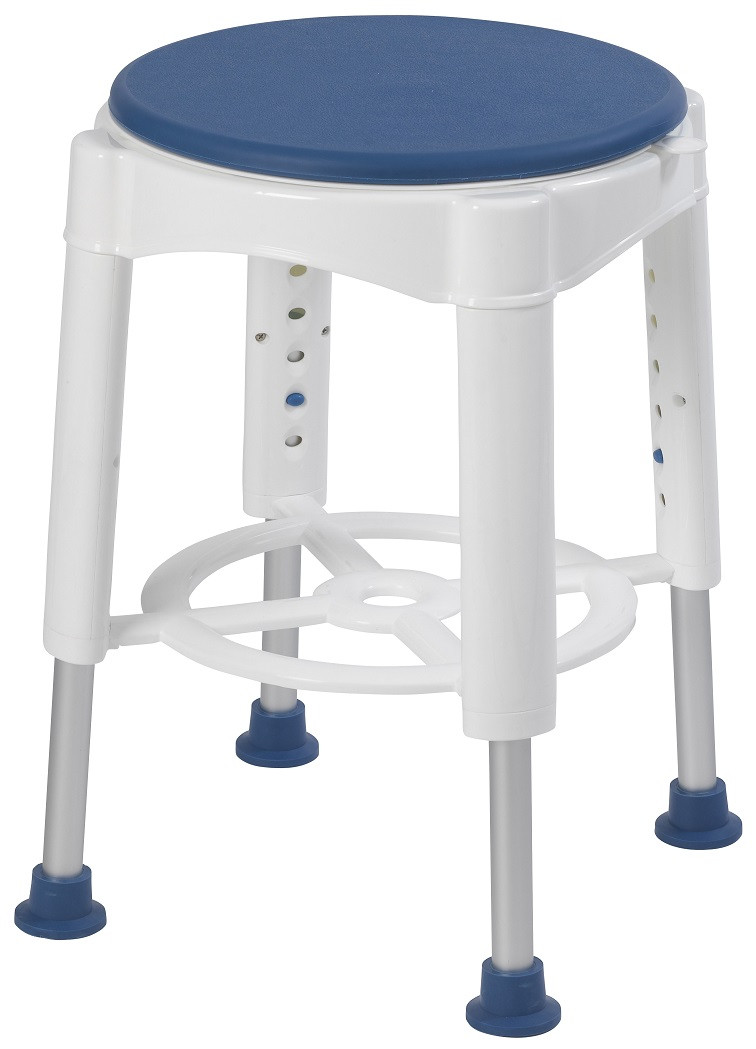 SHOWER STOOL SWIVEL SEAT 4/CS