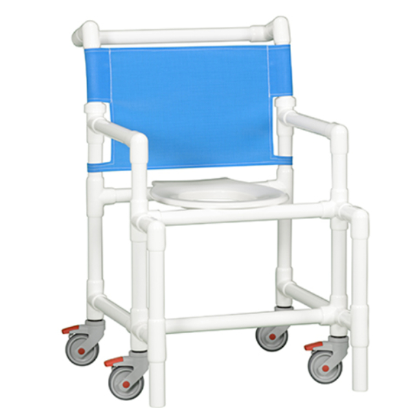 SHOWER CHAIR 17" 300LB PVC