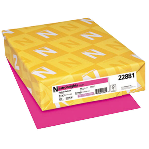 CARD STOCK FUCHSIA 65 LB